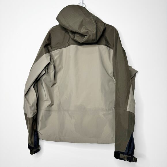 Simms G4 Pro Goretex Fly Fishing Wading Jacket Hooded Dark Green Size Large - Picture 8 of 14